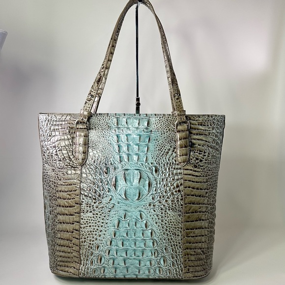 Brahmin Handbags - Women’s **Hard to Find** Brahmin Abigail Elegant Crocodile Embossed Large Tote